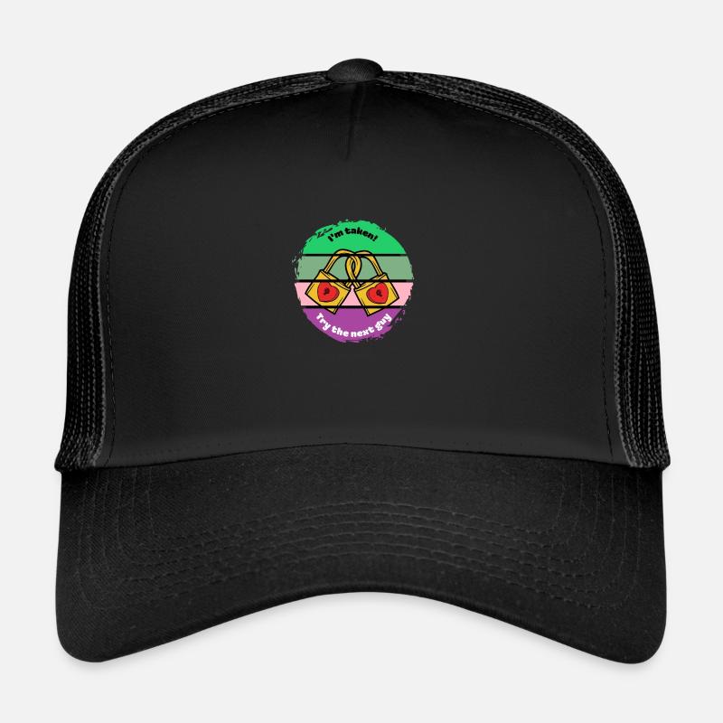 Je suis pris essayer le prochain gars Casquette trucker 