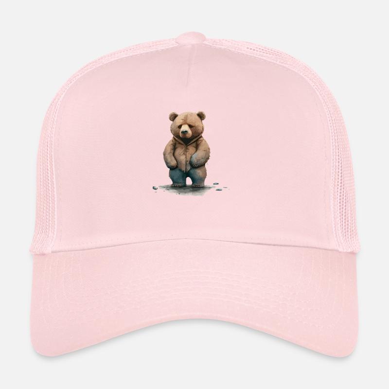 Teddy the grumpy bear Trucker Cap