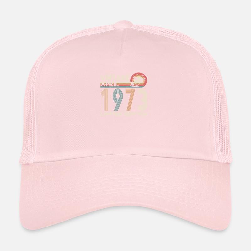 Millésime avril 1973 édition limitée 50e anniversaire Casquette trucker 