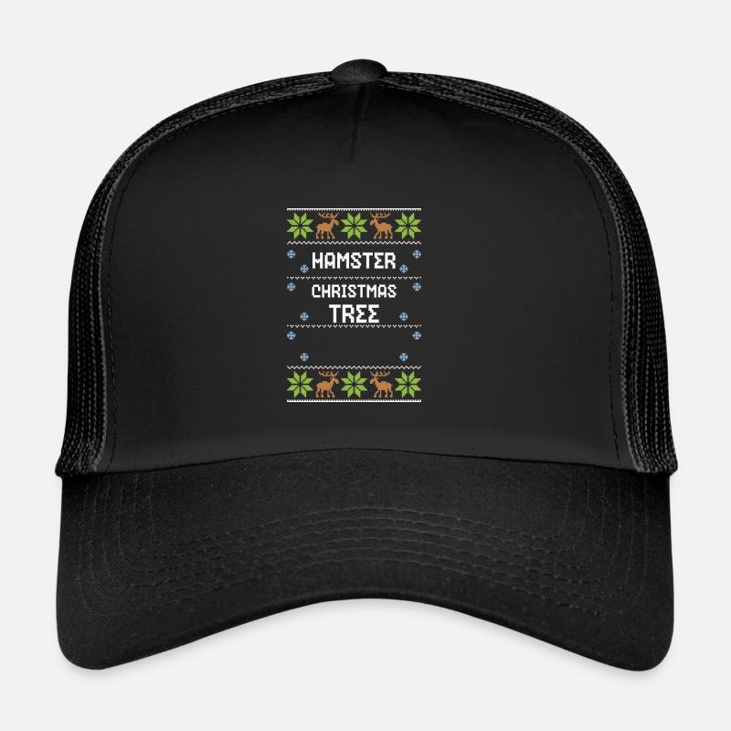 Arbre de Noël de hamster Casquette trucker 