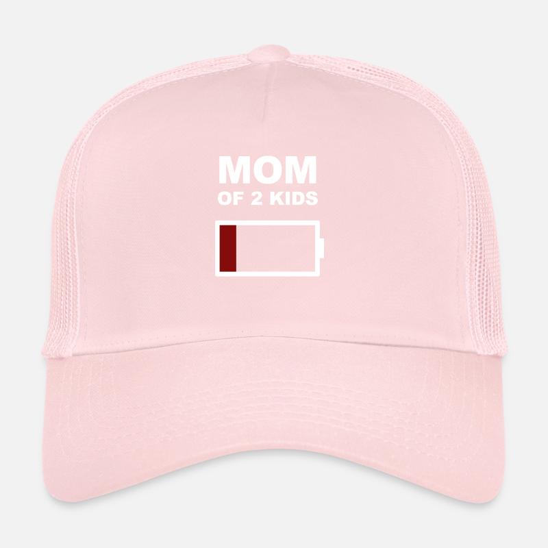 Maman de 2 enfants Casquette trucker 