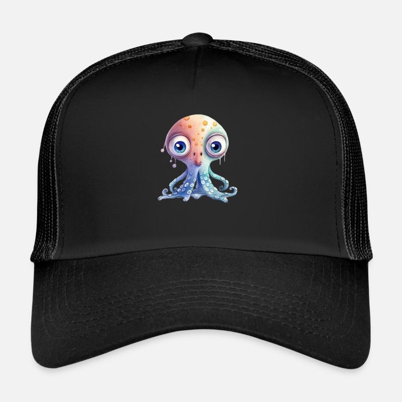 Octopus Illustration Enfants Casquette trucker 