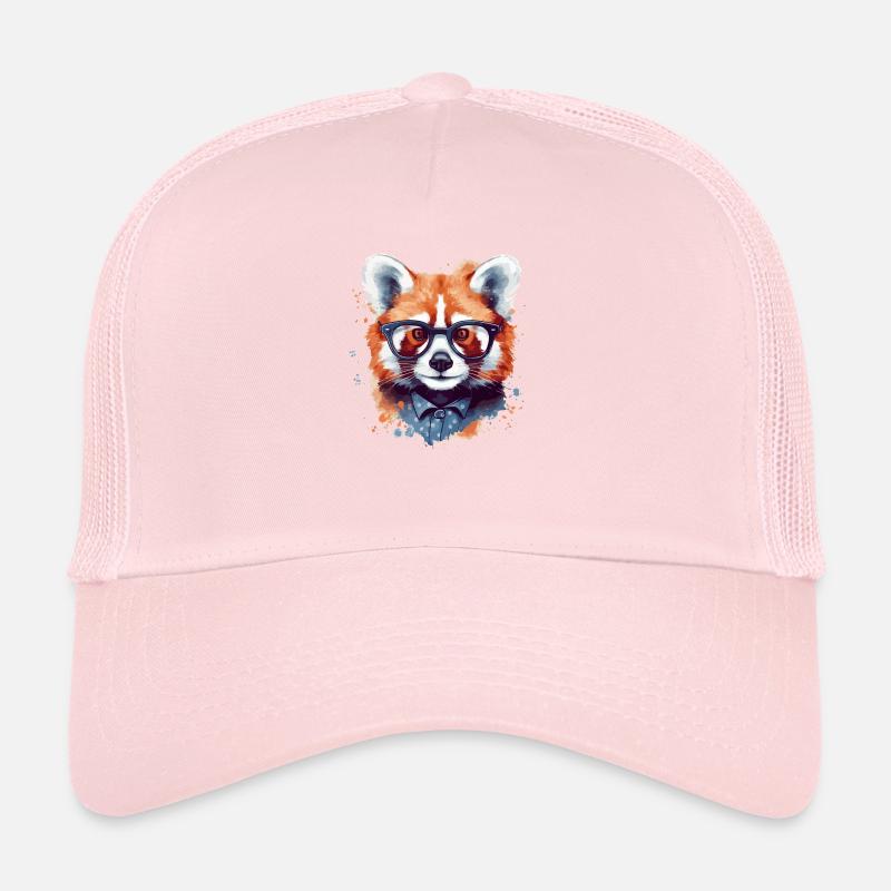 Eli le panda roux Casquette trucker 