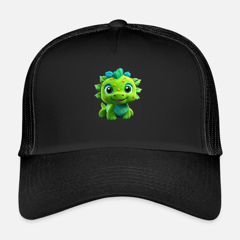 Tinysaure - Casquette trucker  - noir/noir