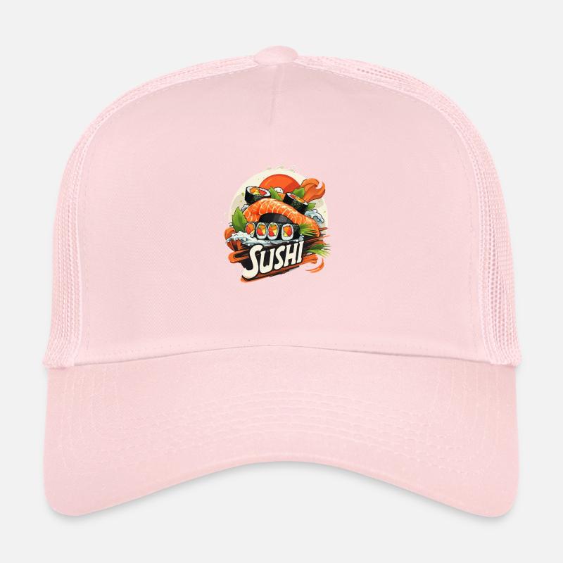 Une sélection élégante de sushis Casquette trucker 