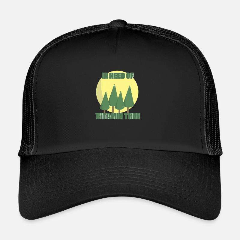 Arbre à vitamines - Casquette trucker  - noir/noir