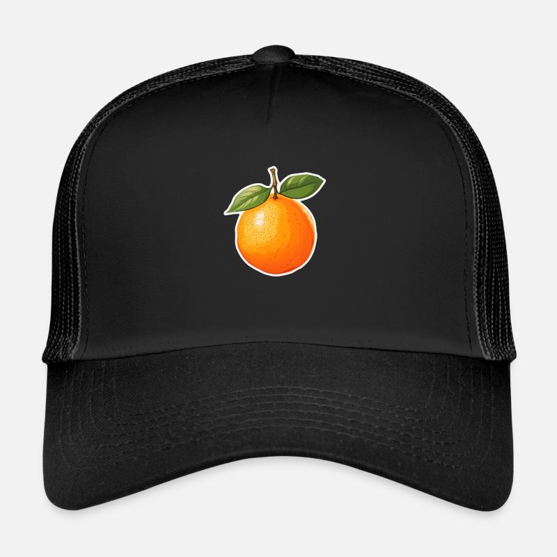 Orange ou orange Casquette trucker 