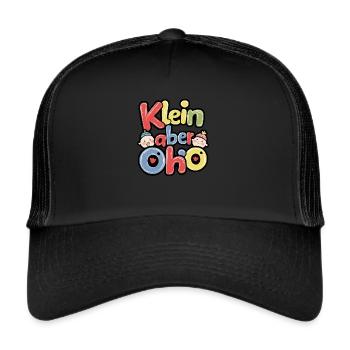 Mode pour bébés et enfants - Casquette trucker  - noir/noir - Devant