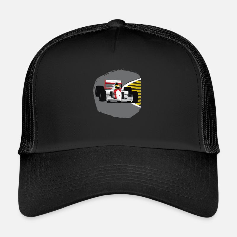 Senna Formel Rennwagen Trucker Cap
