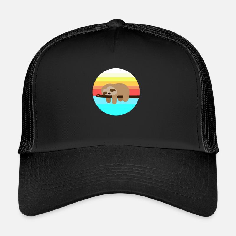 lazy sunset Trucker Cap