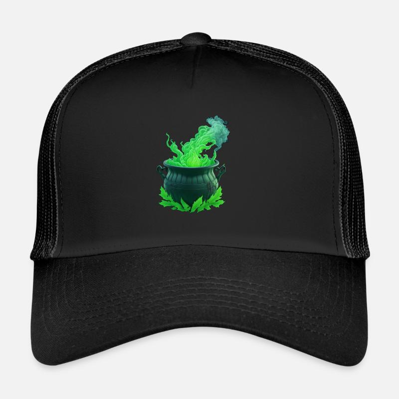 Chaudron de sorcière Halloween Casquette trucker 