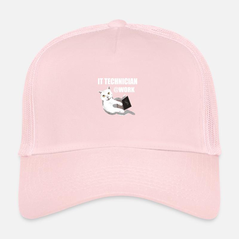 IT technicien de chat programmeur Techie Casquette trucker 