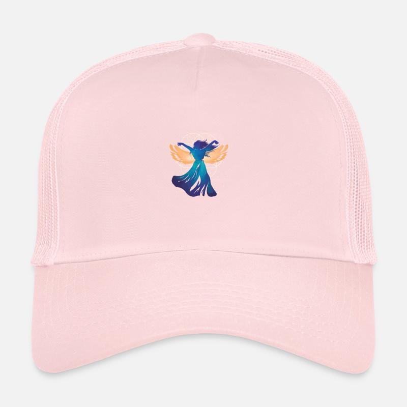 Angel Wings Life force Lightworker Light Man Trucker Cap