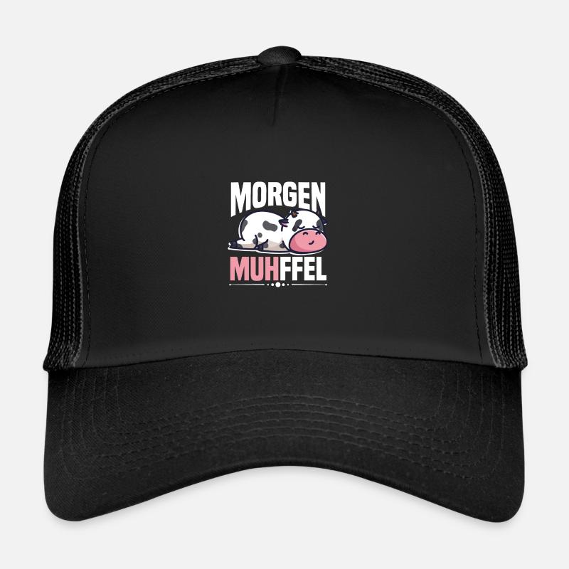 Morgenmuffel Kuh Motiv MUHffel Trucker Cap