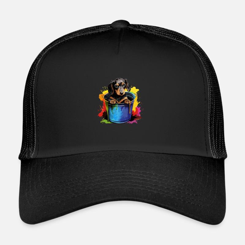 Dackel Hund für einen Hundebesitzer Dackel Trucker Cap