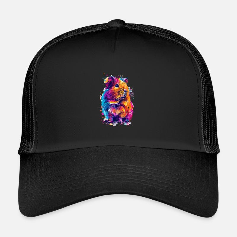 Buntes Hipster-Meerschweinchen Trucker Cap