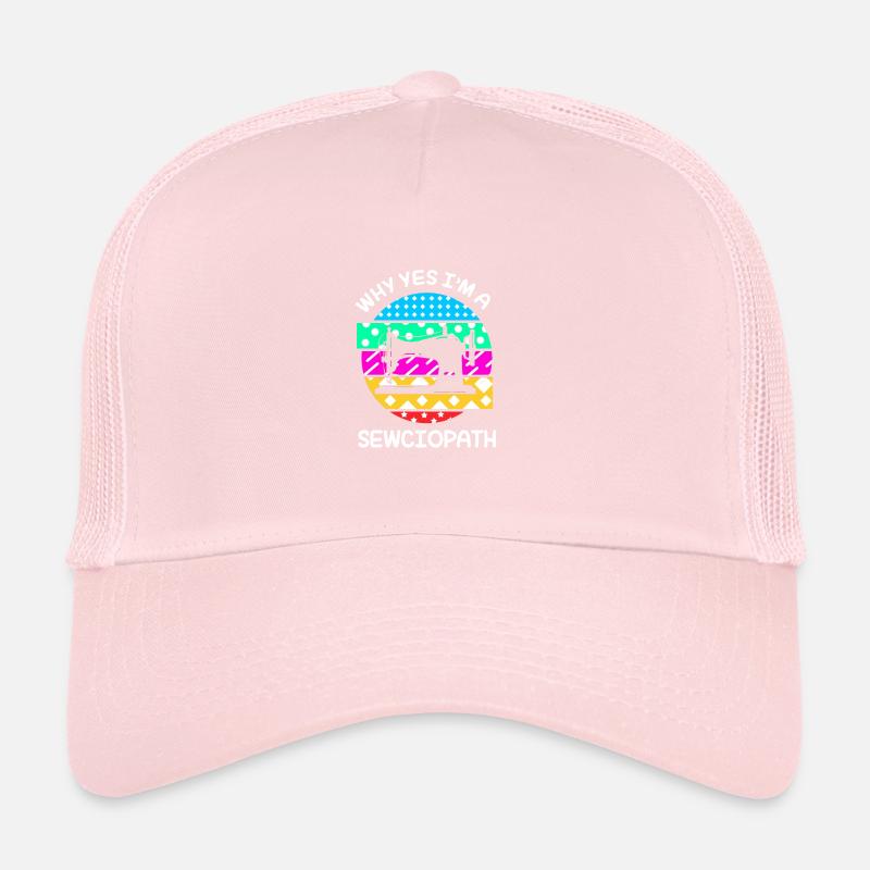 Sewing Machine Seamstress Trucker Cap