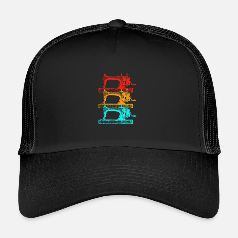 Sewing Machine Seamstress Trucker Cap