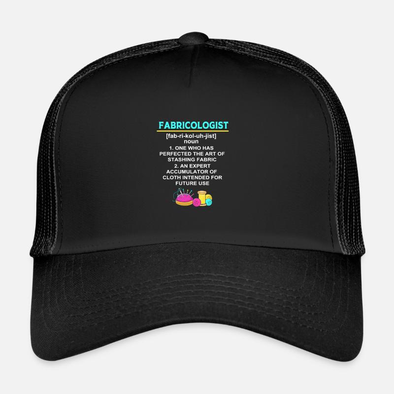 Couturière à la machine à coudre Casquette trucker 