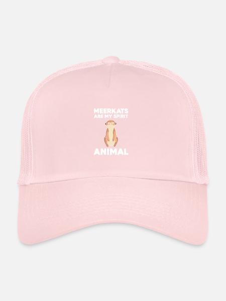 Suricate - Casquette trucker  - rose pâle - Devant