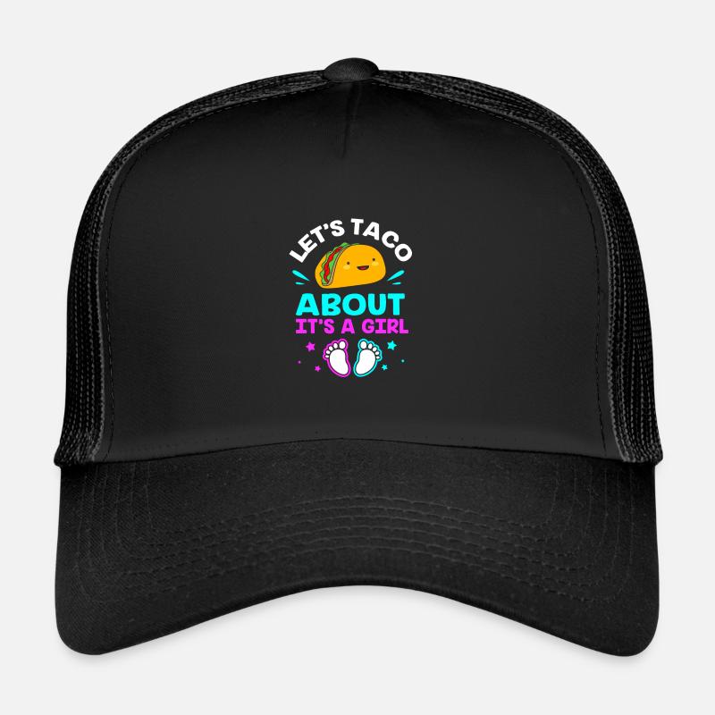 Gender Reveal Babyshower Taco Trucker Cap