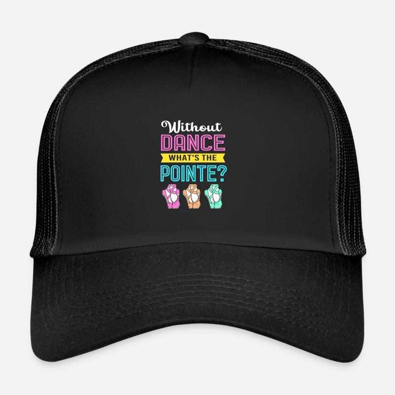 Ballett Ballett-Tänzerin - Trucker Cap - Schwarz/Schwarz