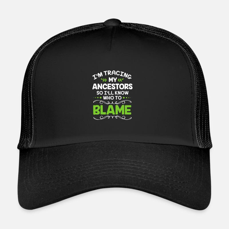 Stammbaum Genealogie Trucker Cap