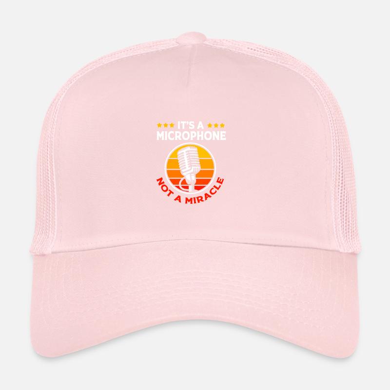 Karaoke Microphone Trucker Cap
