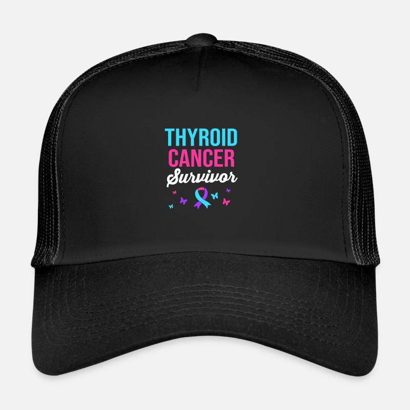 Cancer de la thyroïde Casquette trucker 