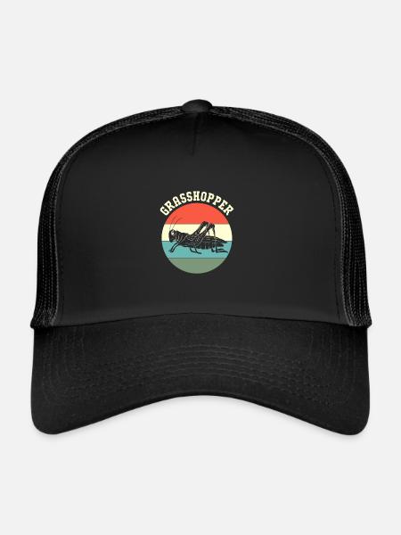 Grasshopper - Trucker Cap - black/black - Front