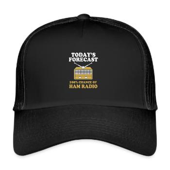 Amateur Radio Radio - Trucker Cap - black/black - Front