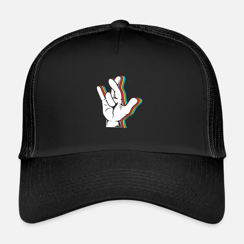 Gebärdensprache Gebärde ASL gehörlos Trucker Cap