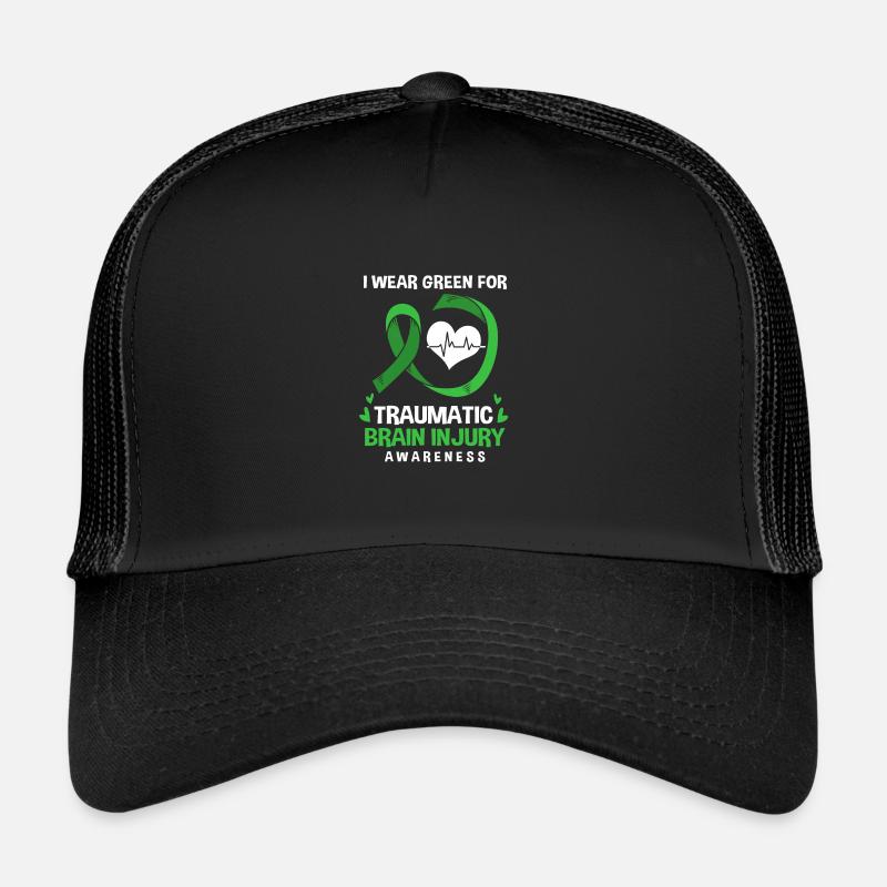 Traumatic brain injury Trucker Cap