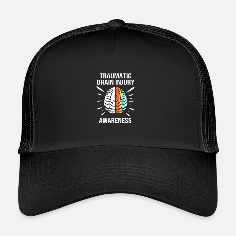 Schädel Hirn Trauma - Trucker Cap - Schwarz/Schwarz