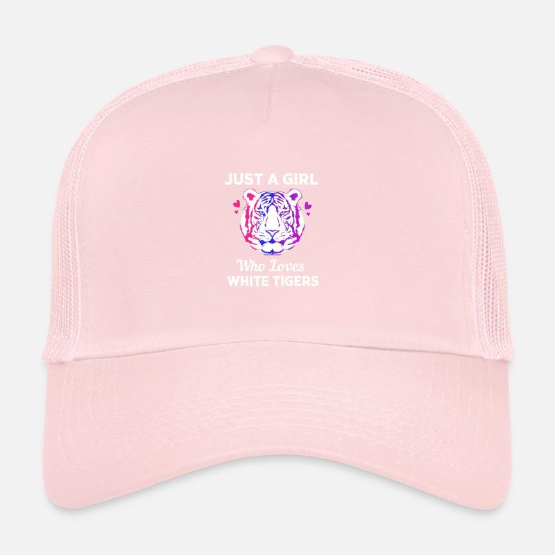 Weißer Tiger Trucker Cap