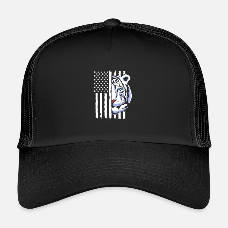 Weißer Tiger Trucker Cap