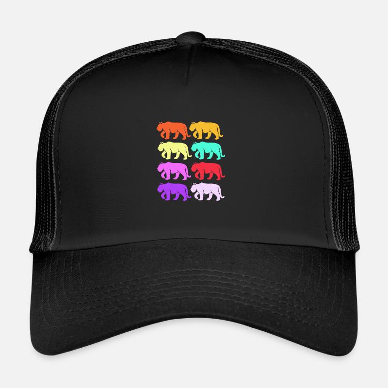 Weißer Tiger Trucker Cap