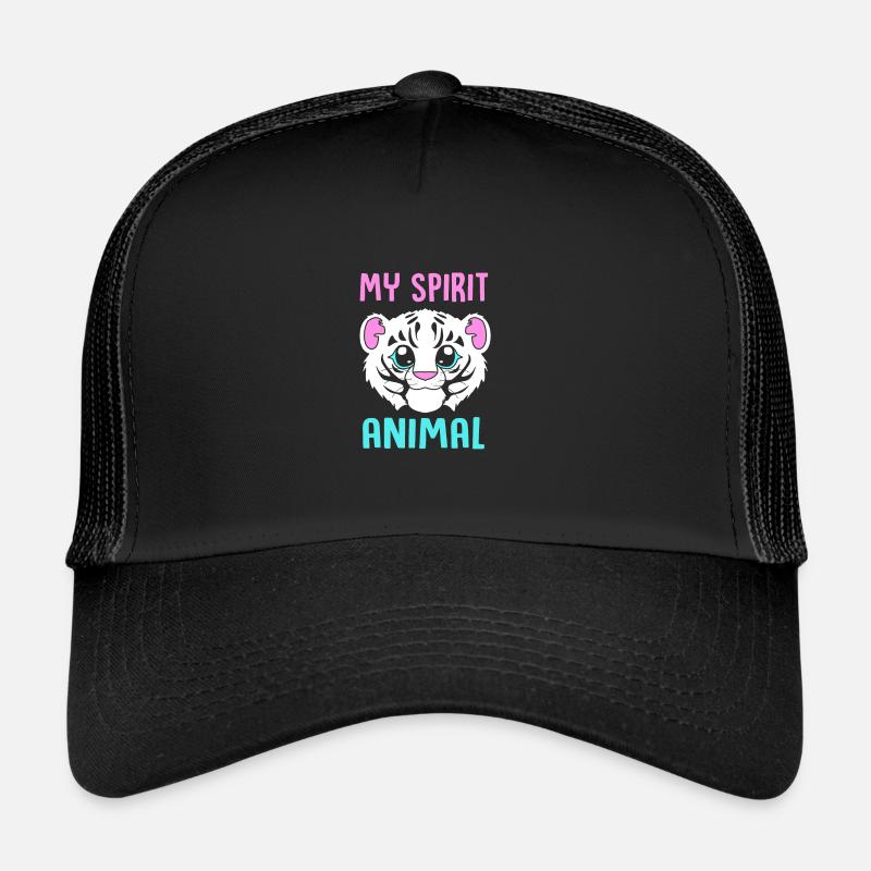 Weißer Tiger Trucker Cap