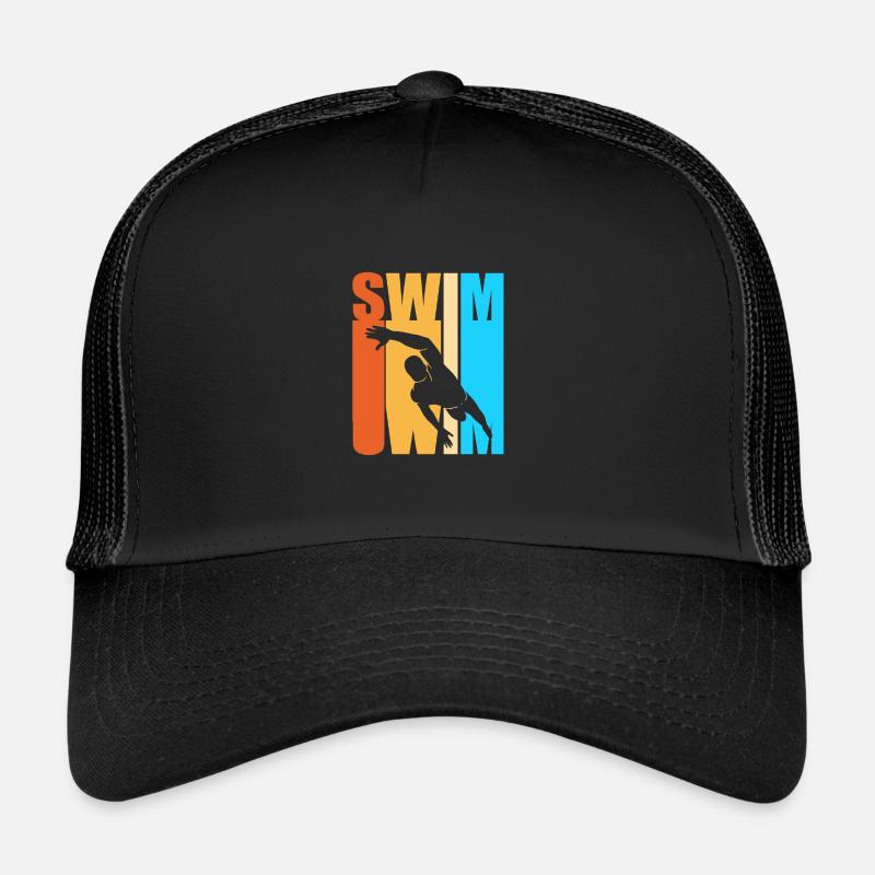 Natation Nageurs Piscine Moniteurs de natation Casquette trucker 
