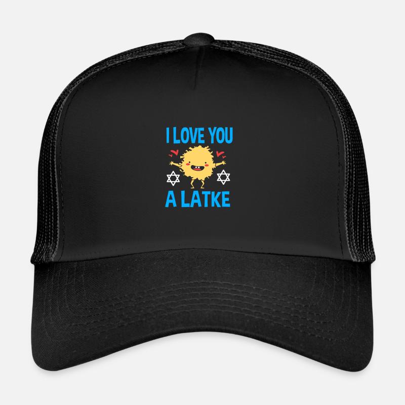 Chanukkah - Trucker Cap - Schwarz/Schwarz