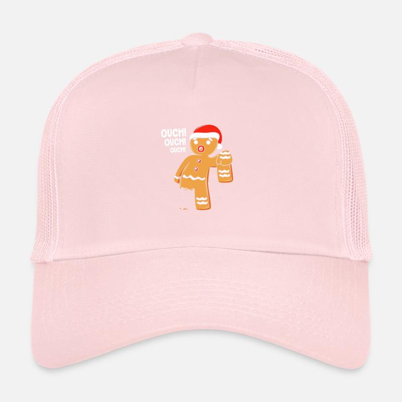 Gingerbread Man Gingerbread Heart Gingerbread Snacking Trucker Cap
