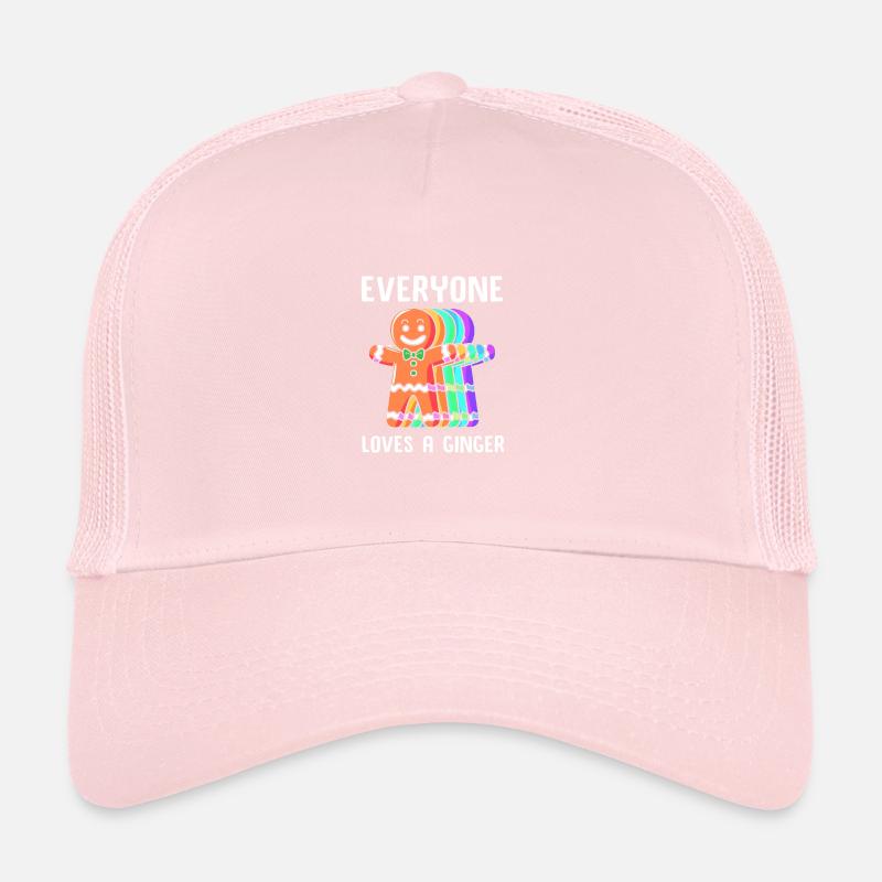 Gingerbread Man Gingerbread Heart Gingerbread Snacking Trucker Cap