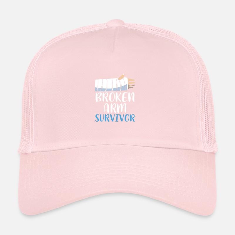 Gebrochener Arm Knochen Knochenbruch Trucker Cap