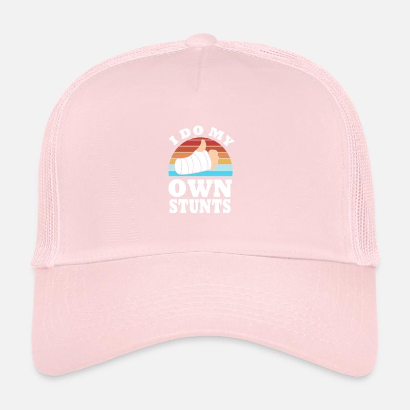 Broken Arm Bone Fracture Trucker Cap