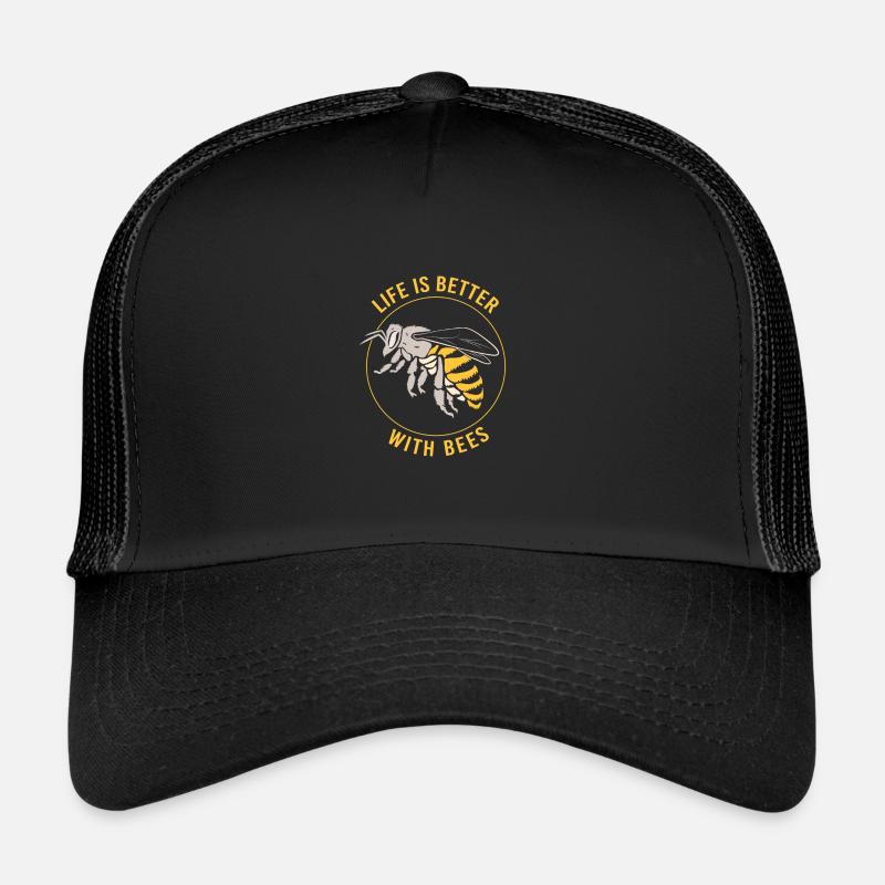 Imker - Trucker Cap - Schwarz/Schwarz