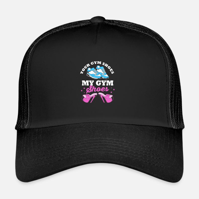 Pole Dance - Trucker Cap - Schwarz/Schwarz