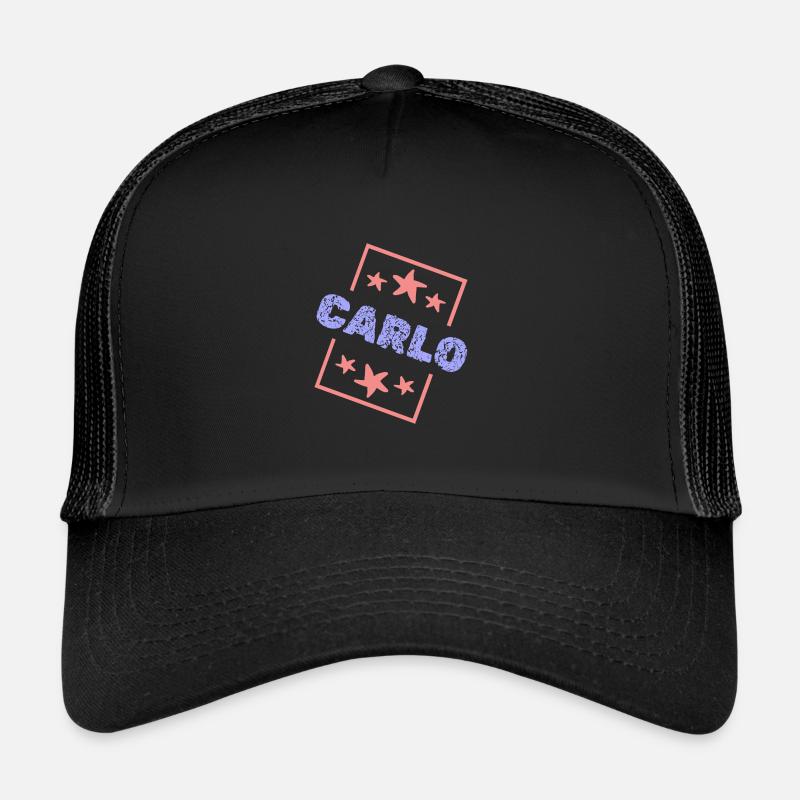 Prénom Carlo Casquette trucker 