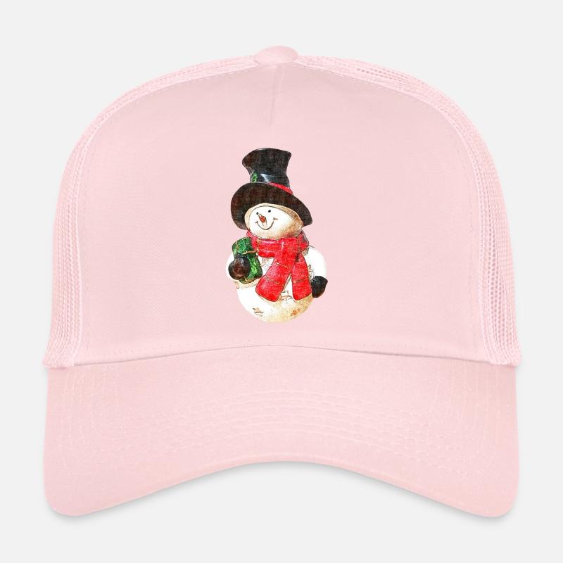 Snowman - Drawing Trucker Cap