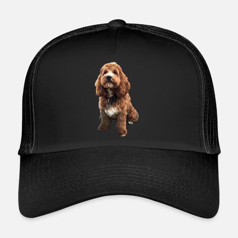 Süße Cavapoo Hund Welpen Trucker Cap