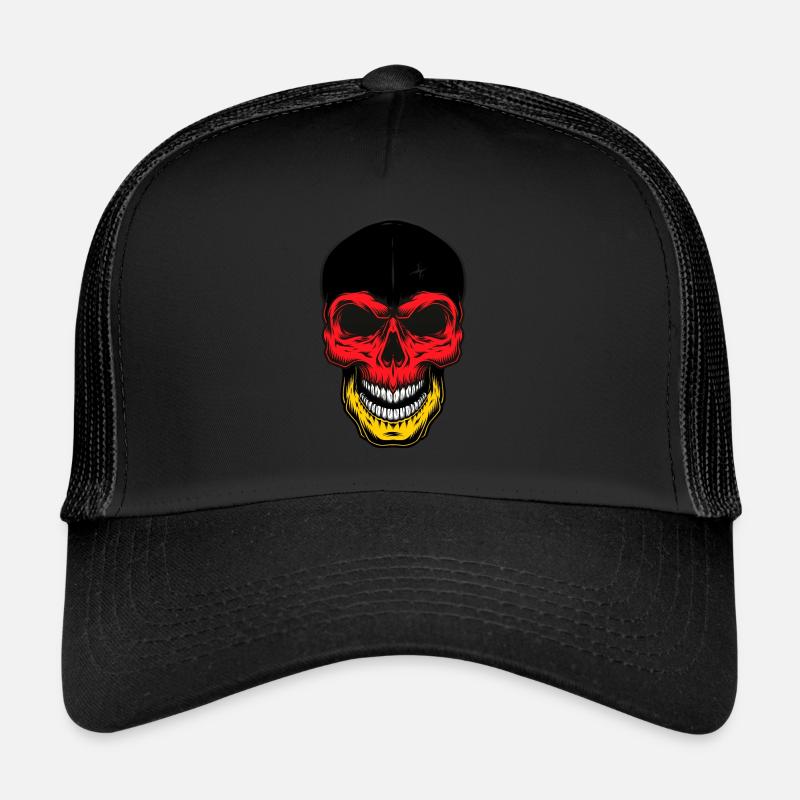 Allemagne drapeau crâne Casquette trucker 